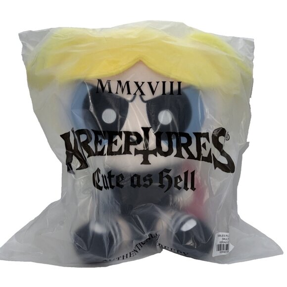 NWT Killstar x Powerpuff Girls Collab Bubbles Plush Kreeptures Lg Stuffed Doll - Picture 7 of 7